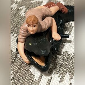 VINTAGE 2002 Steve Irwin Wrestling Crocodile - Subway Kids' Meal Toy 5”